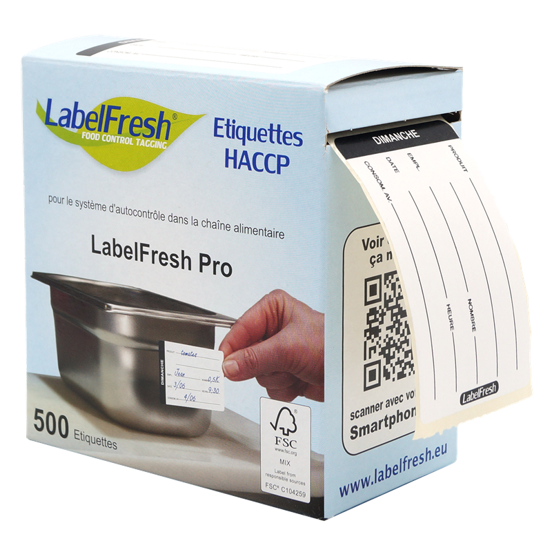 Label Fresh Pro Sonntag 500pcs